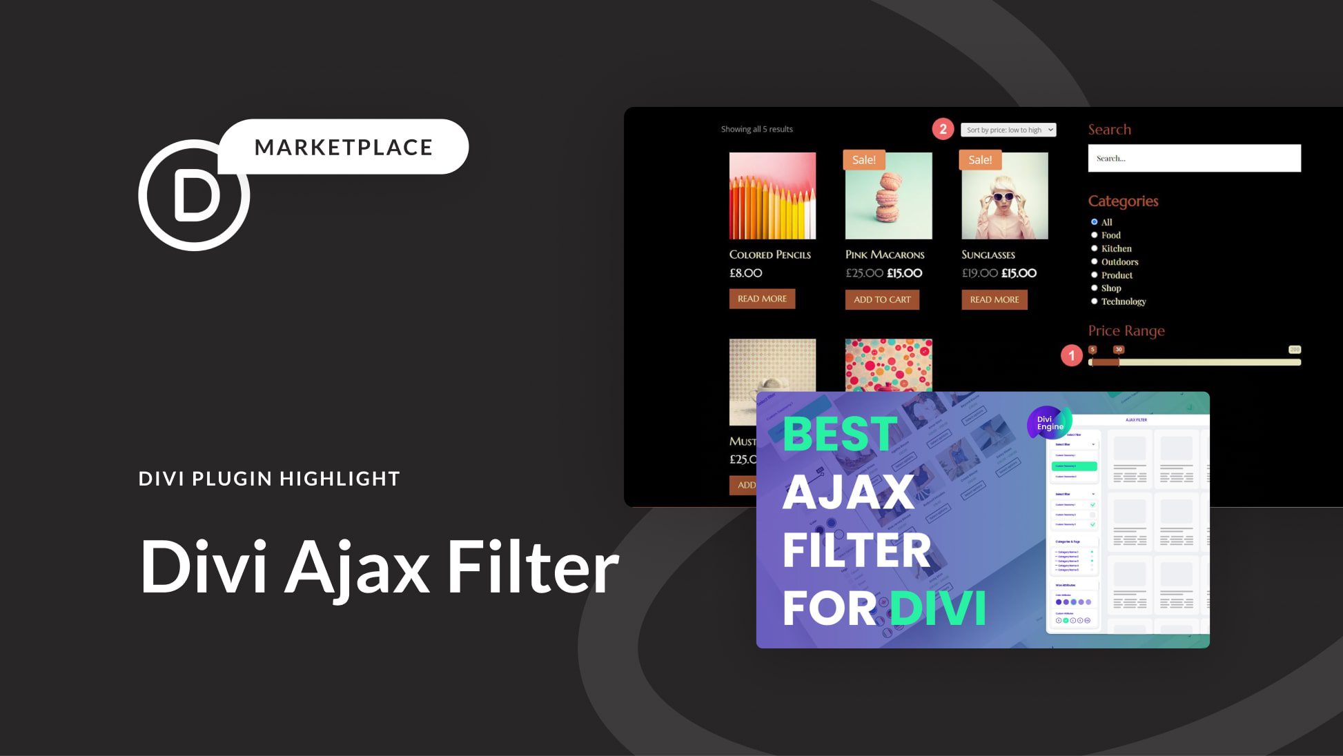 Divi Plugin Highlight: Divi Ajax Filter