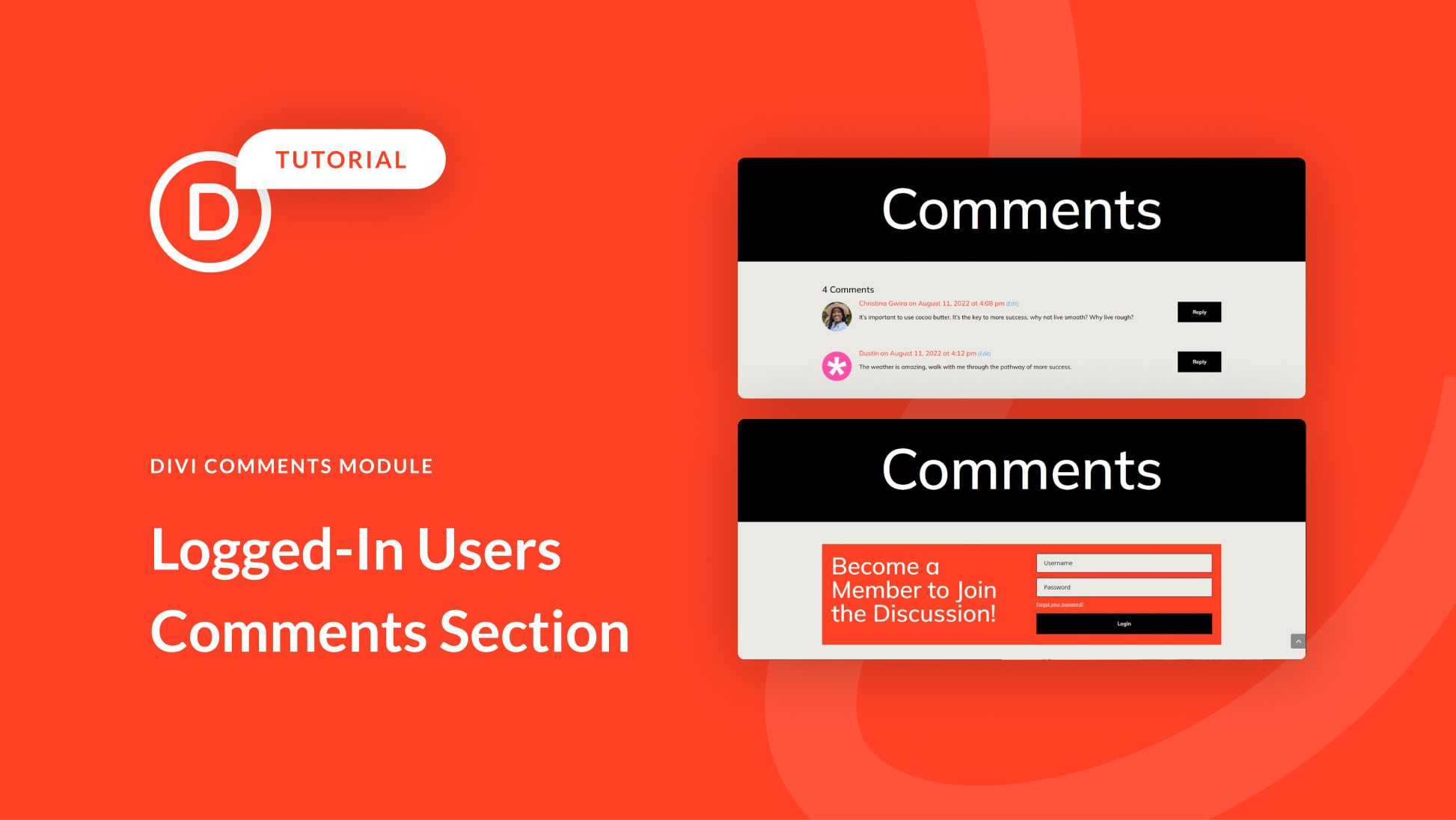How to Show Divi’s Comments Module to Logged-In Users Only