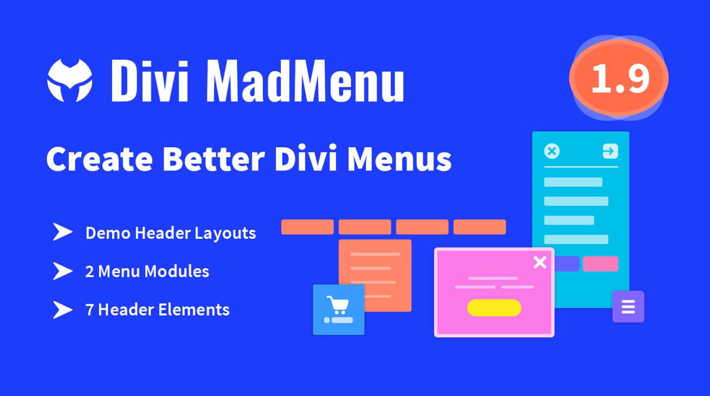 Divi MadMenu - ابزاری برای ایجاد هدرها و منوها