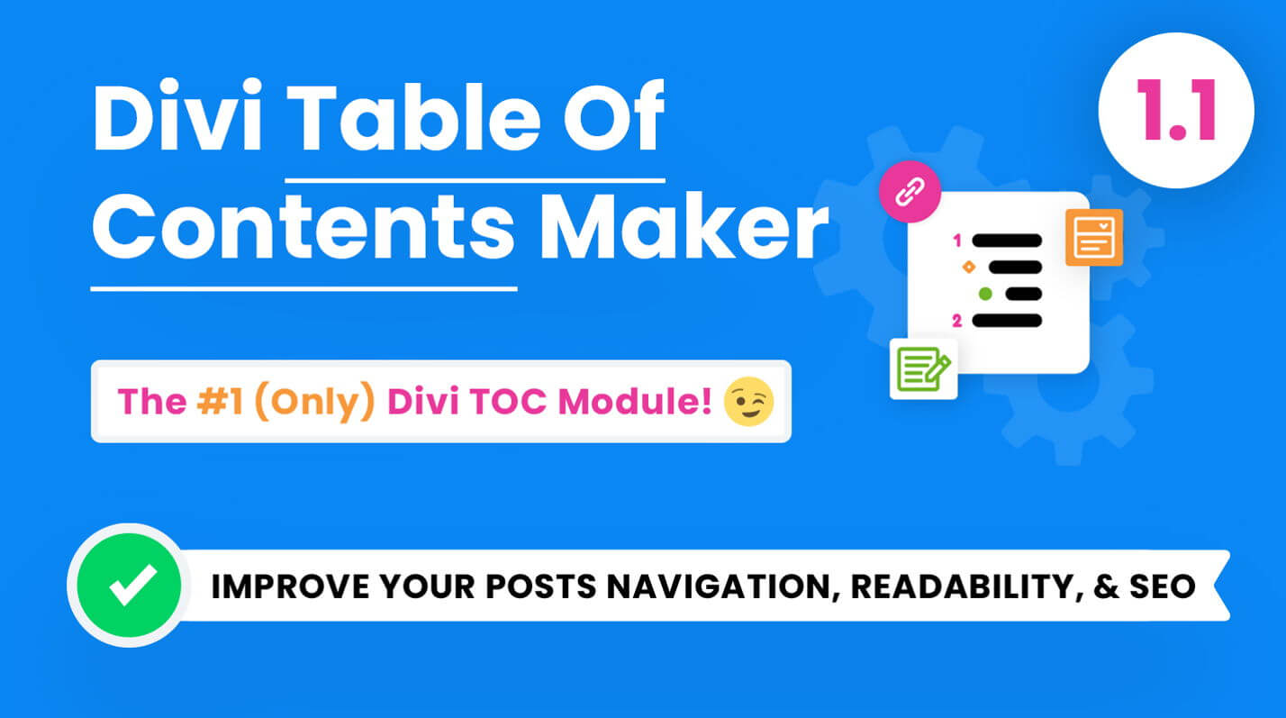 Divi Table Of Contents Maker