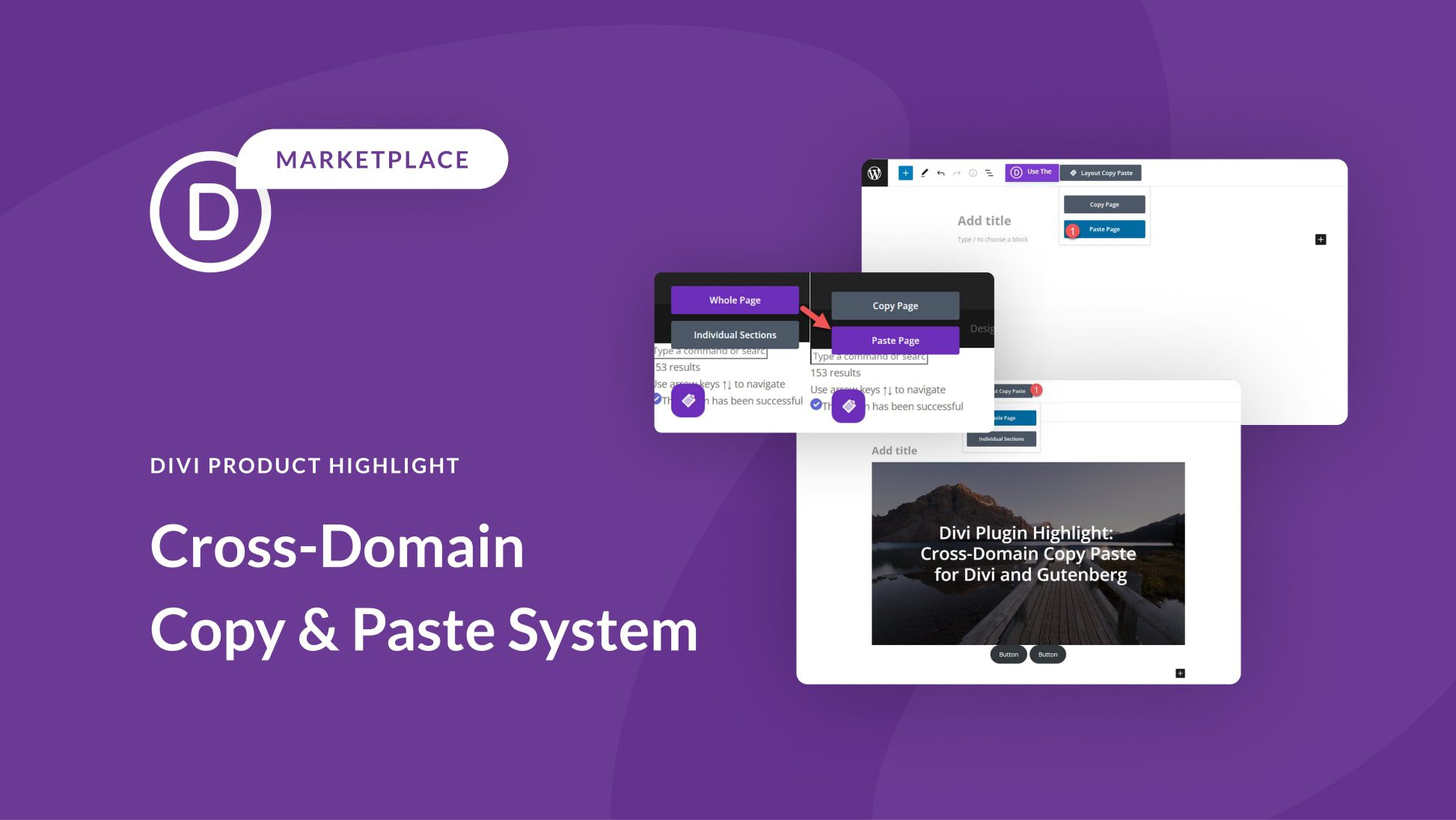 Divi Plugin Highlight: Divi/Gutenberg/Woo Cross-Domain Copy Paste for Divi and Gutenberg