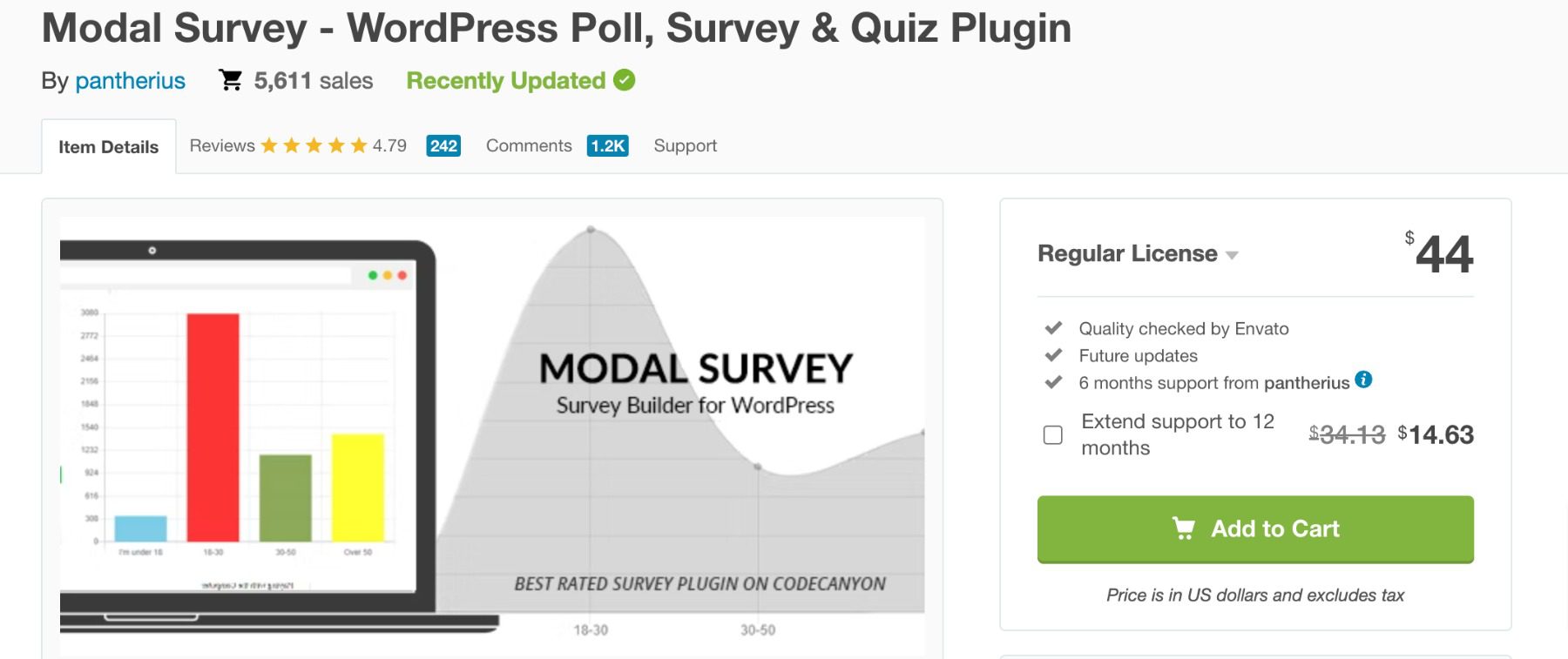 Model Survey banner ad