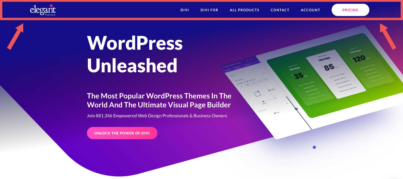 WordPress header