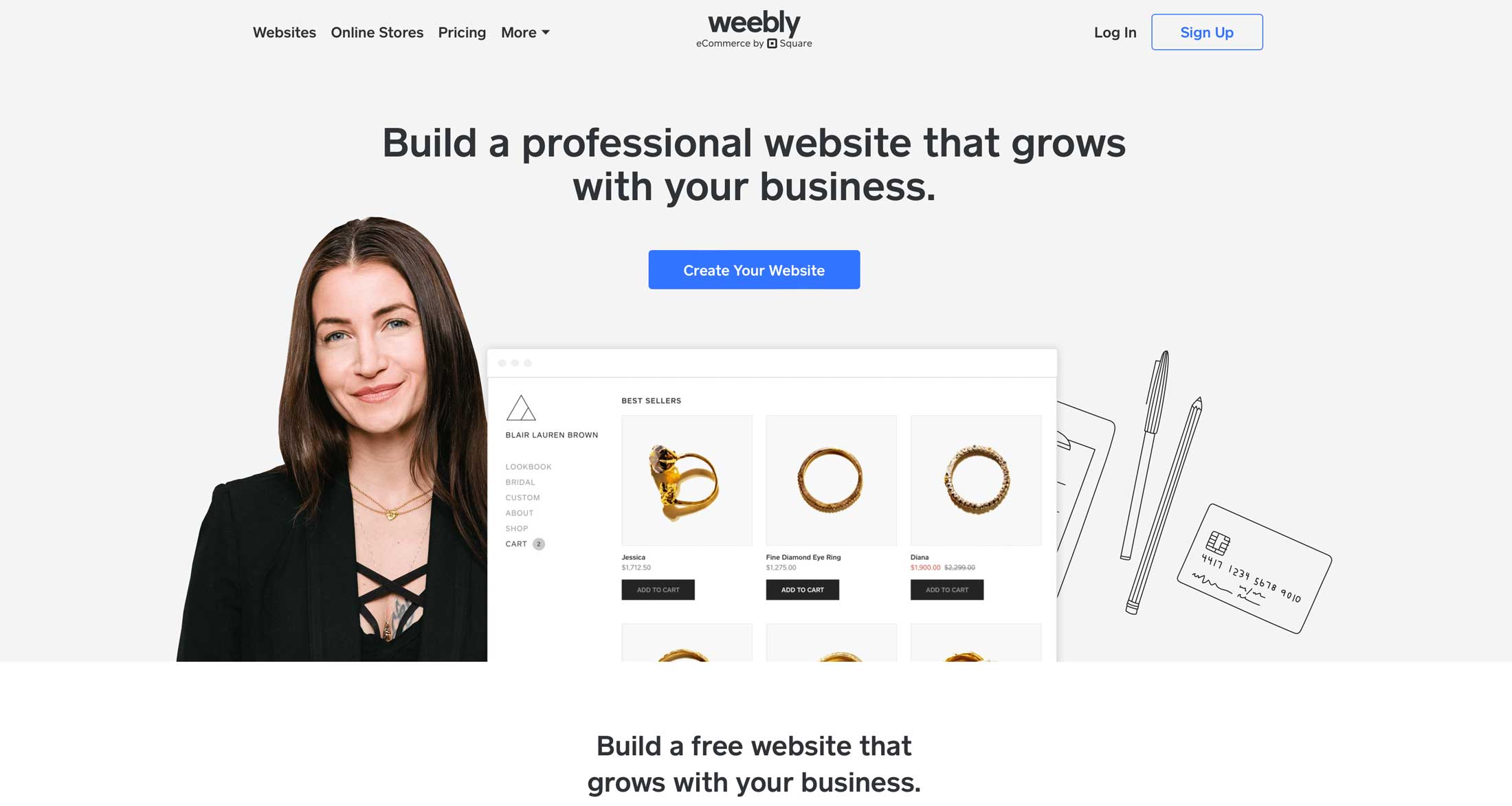 Weebly blogging platform