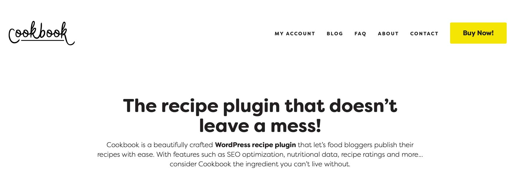 Cookbook recipe plugin
