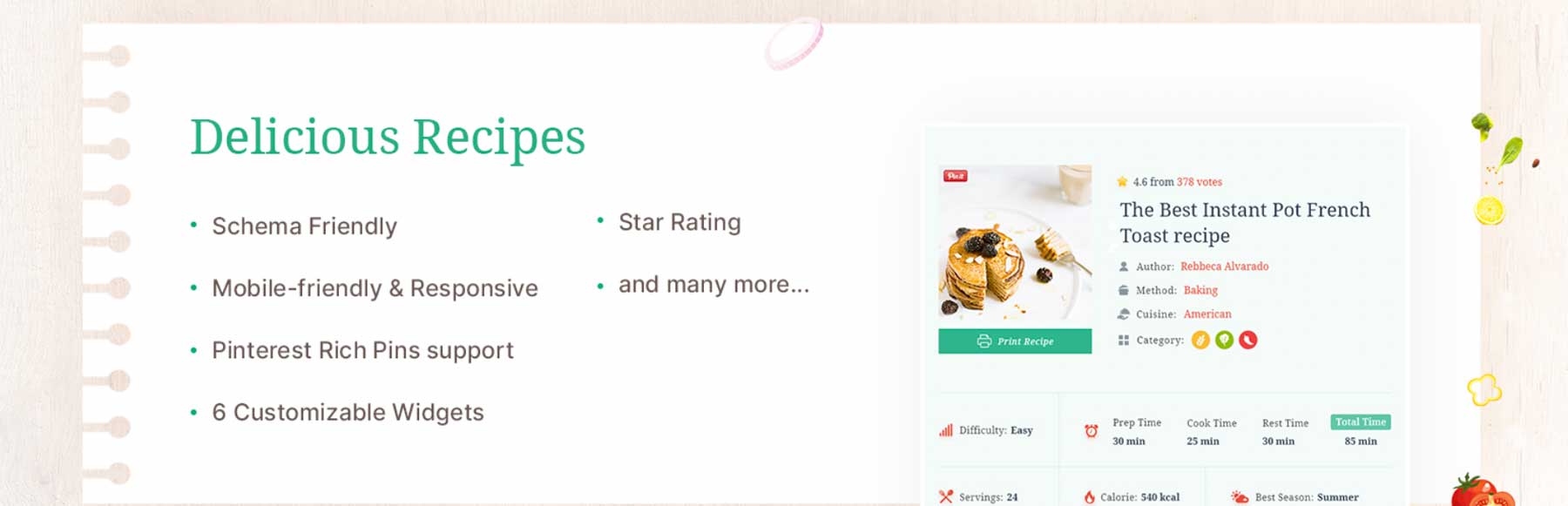 Delicious Recipes best WordPress recipe plugin