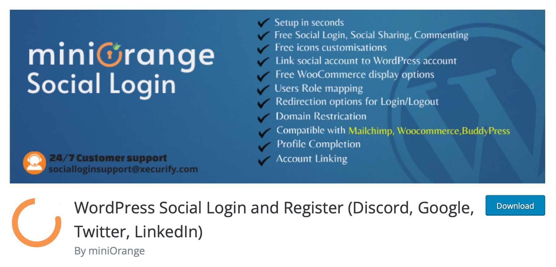 WordPress Social Login