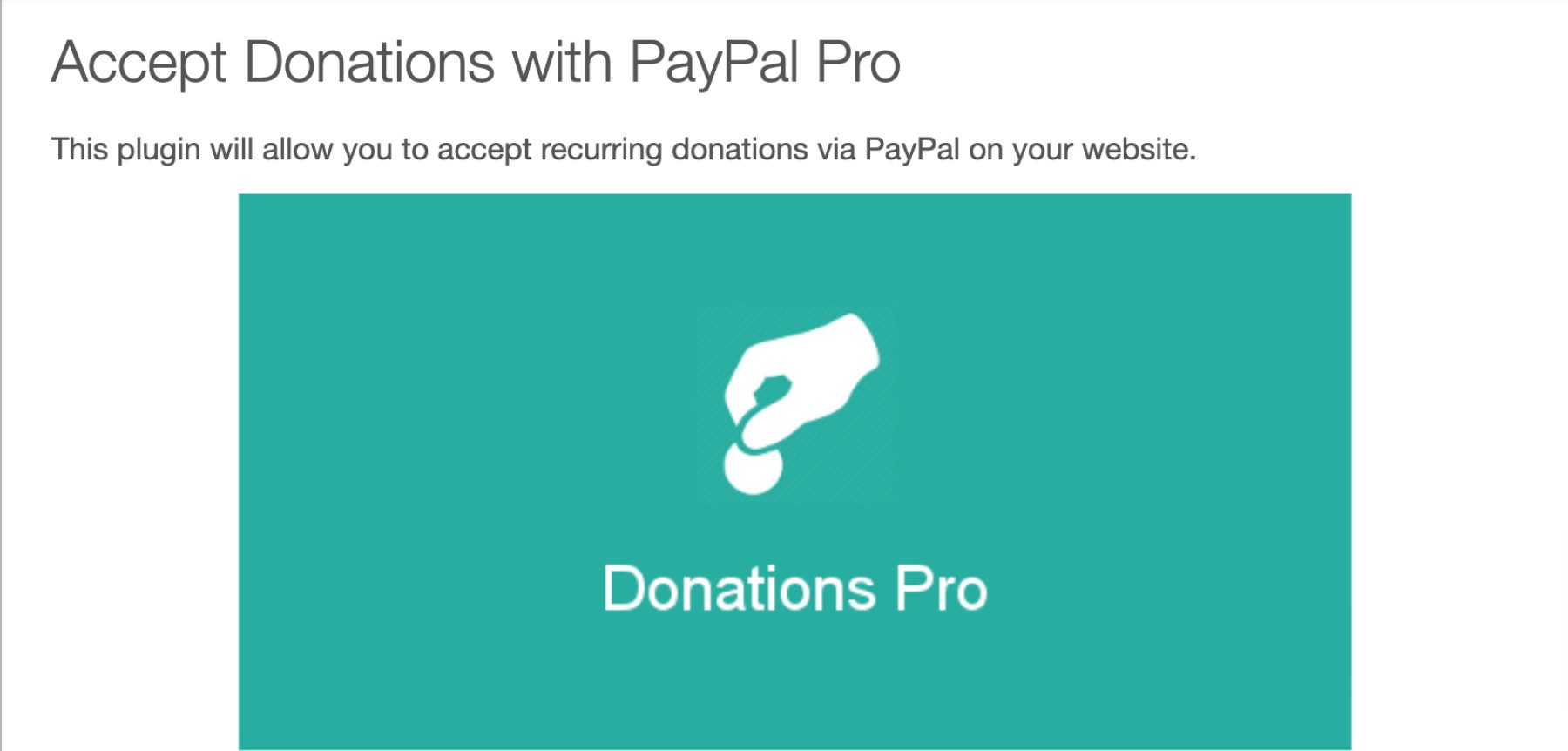 PayPal Donation