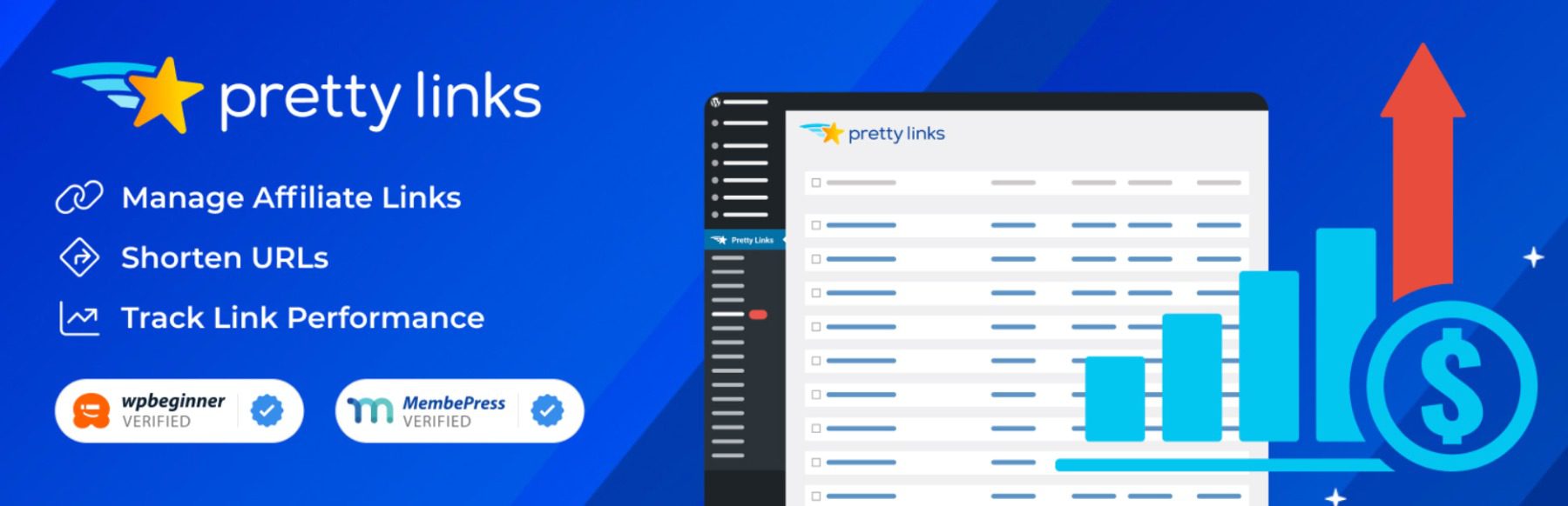อัปเดตเว็บไซต์ด้วย 32 WordPress Plugins ที่ดีที่สุดในปี 2025 45 Pretty Links
