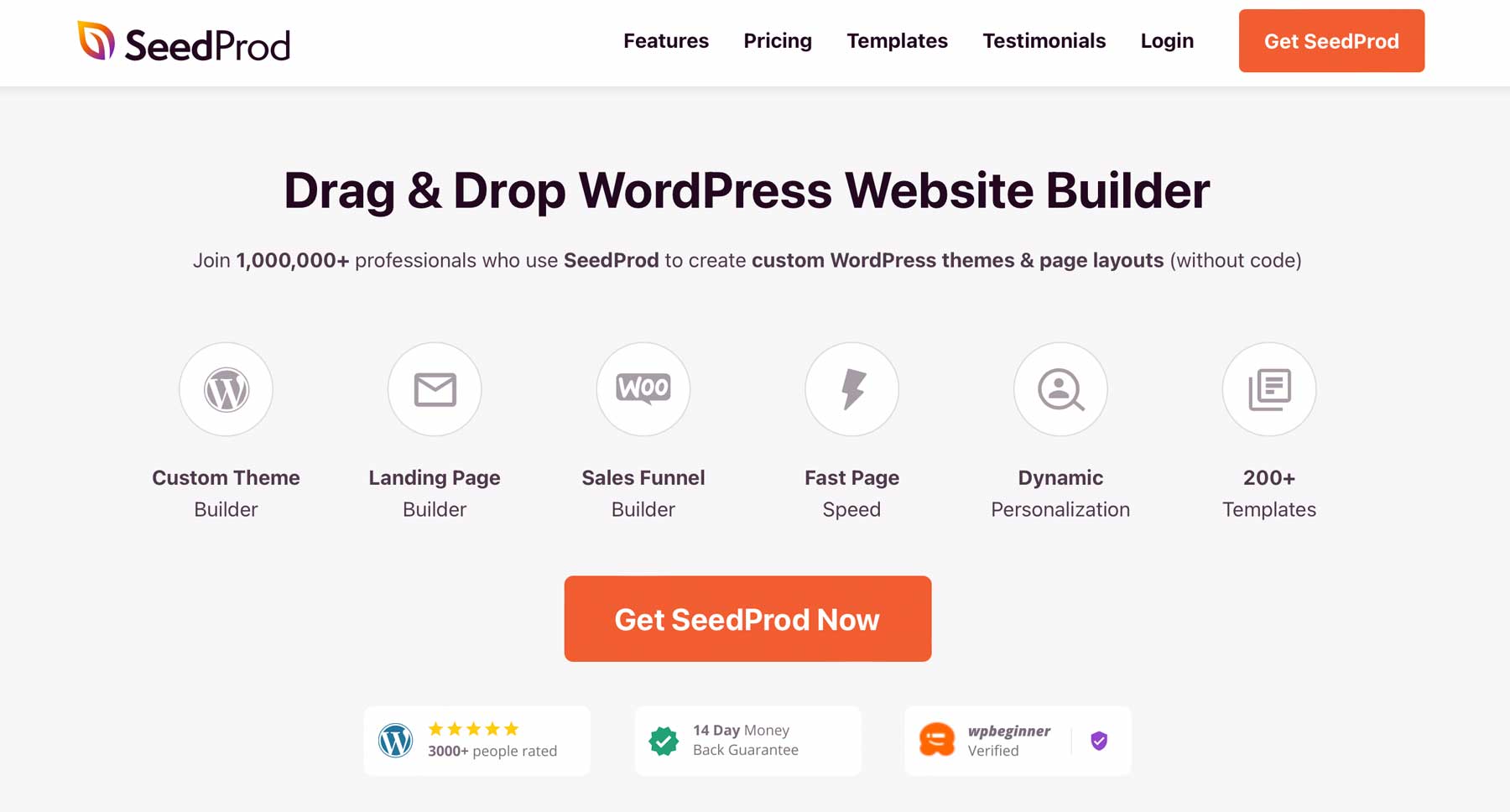 The SeedProd WordPress plugin