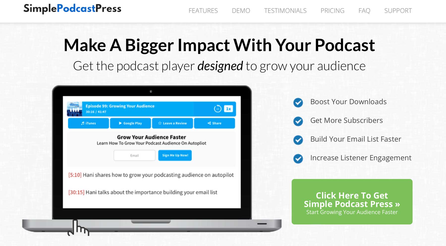 SimplePodcastPress plugin