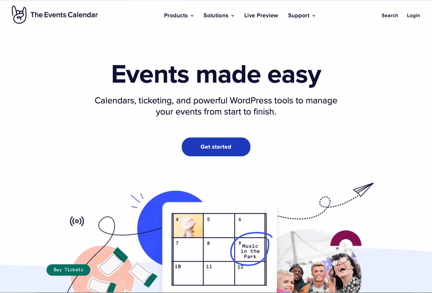 The Event Calendar plugin