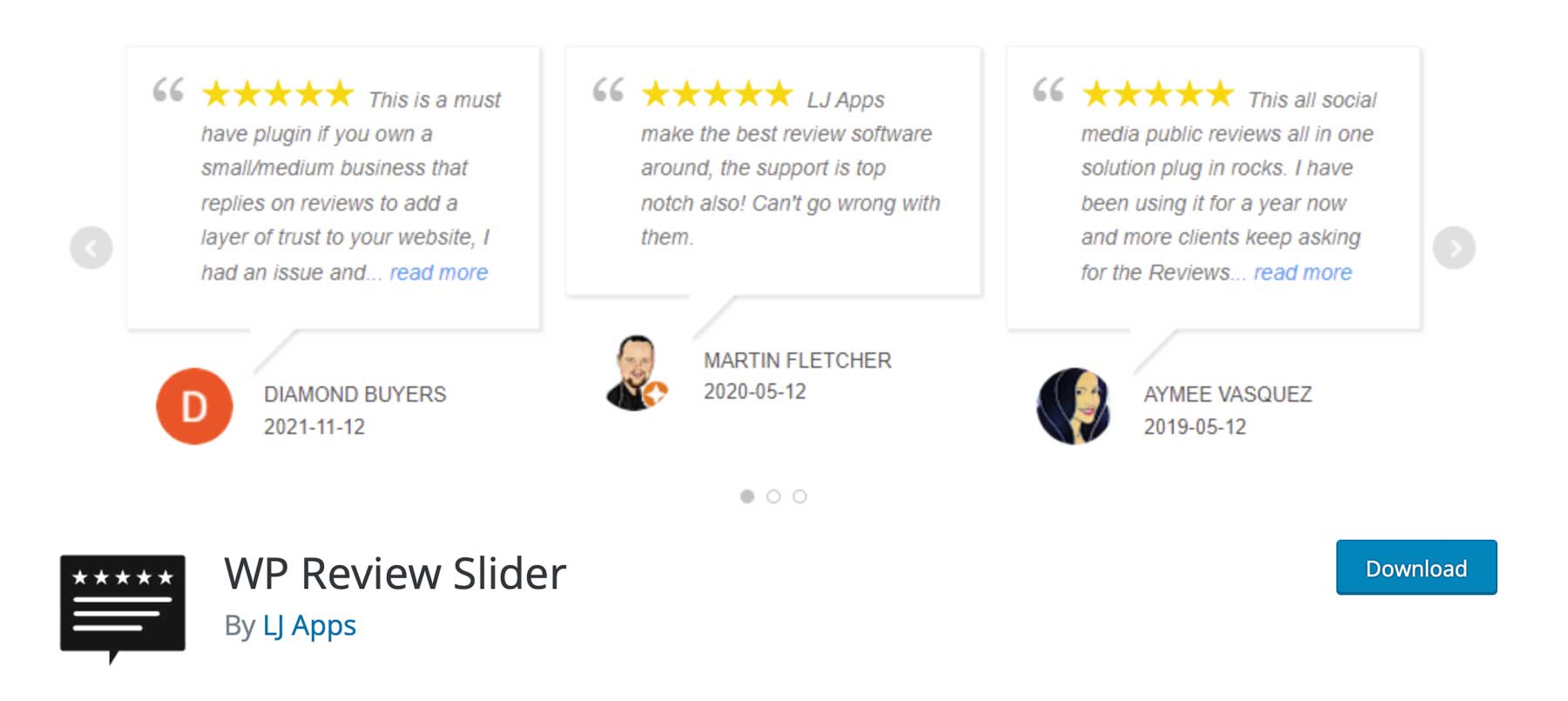 WP Review Slider