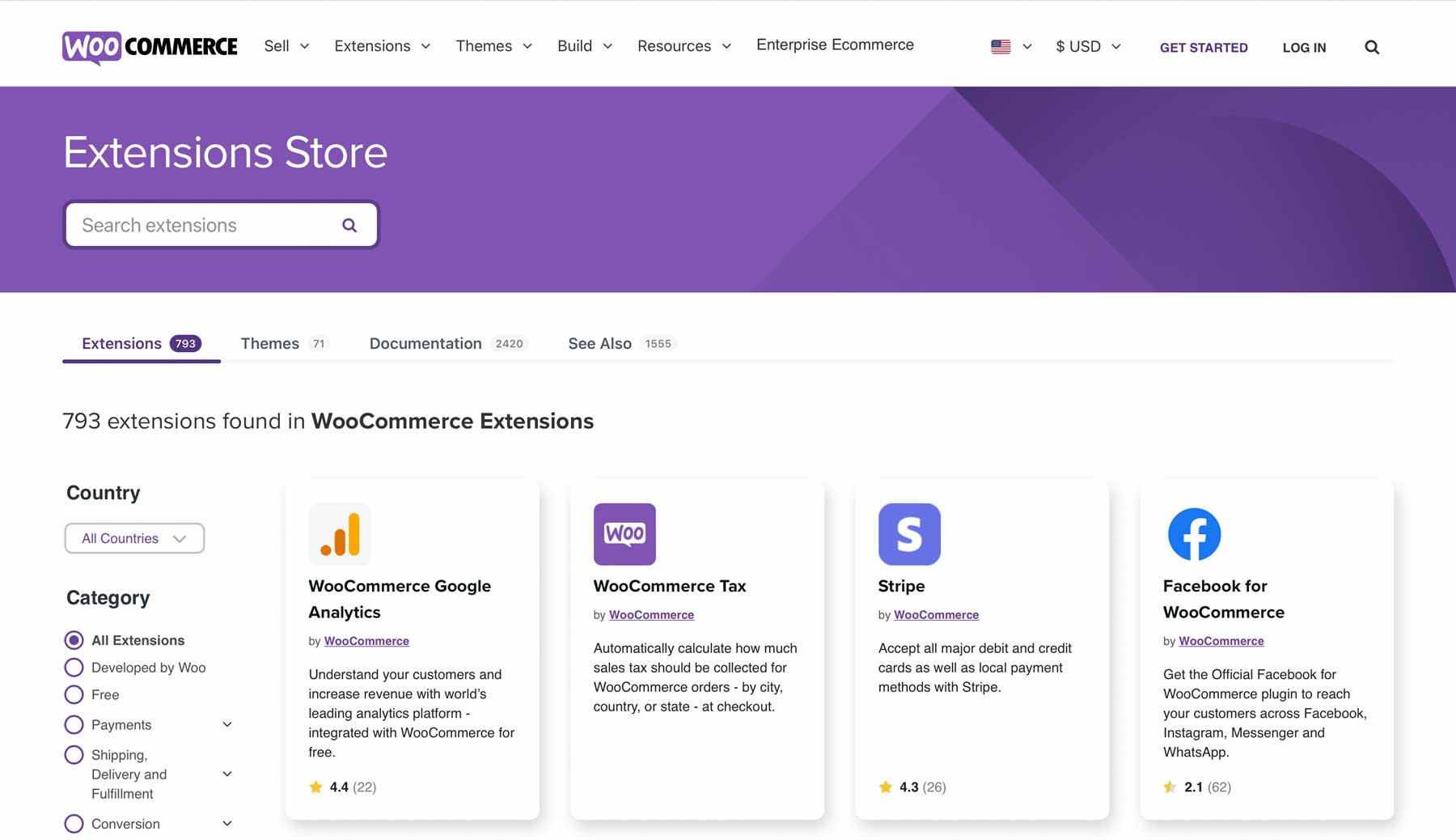 WooCommerce extensions