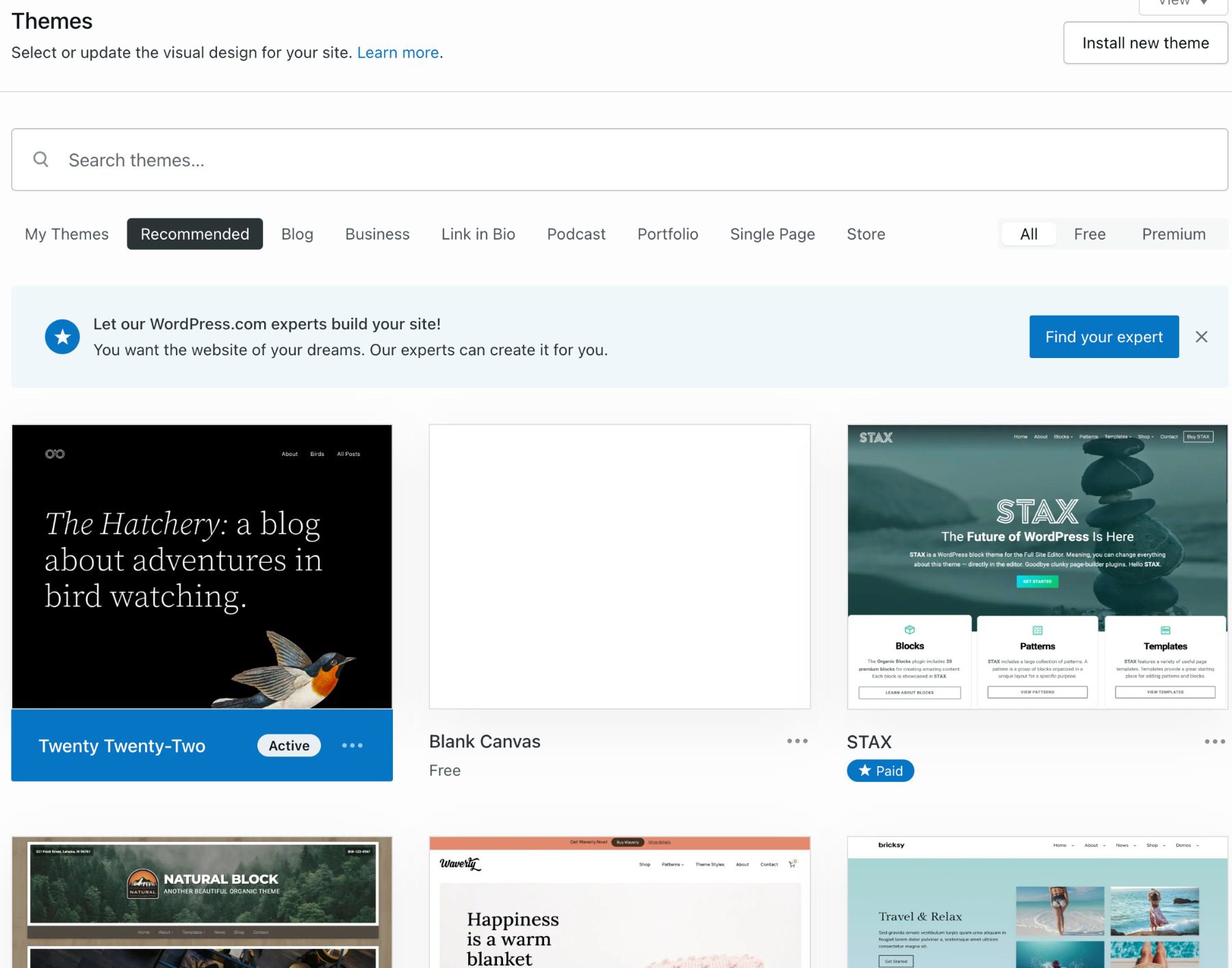 wordpress themes