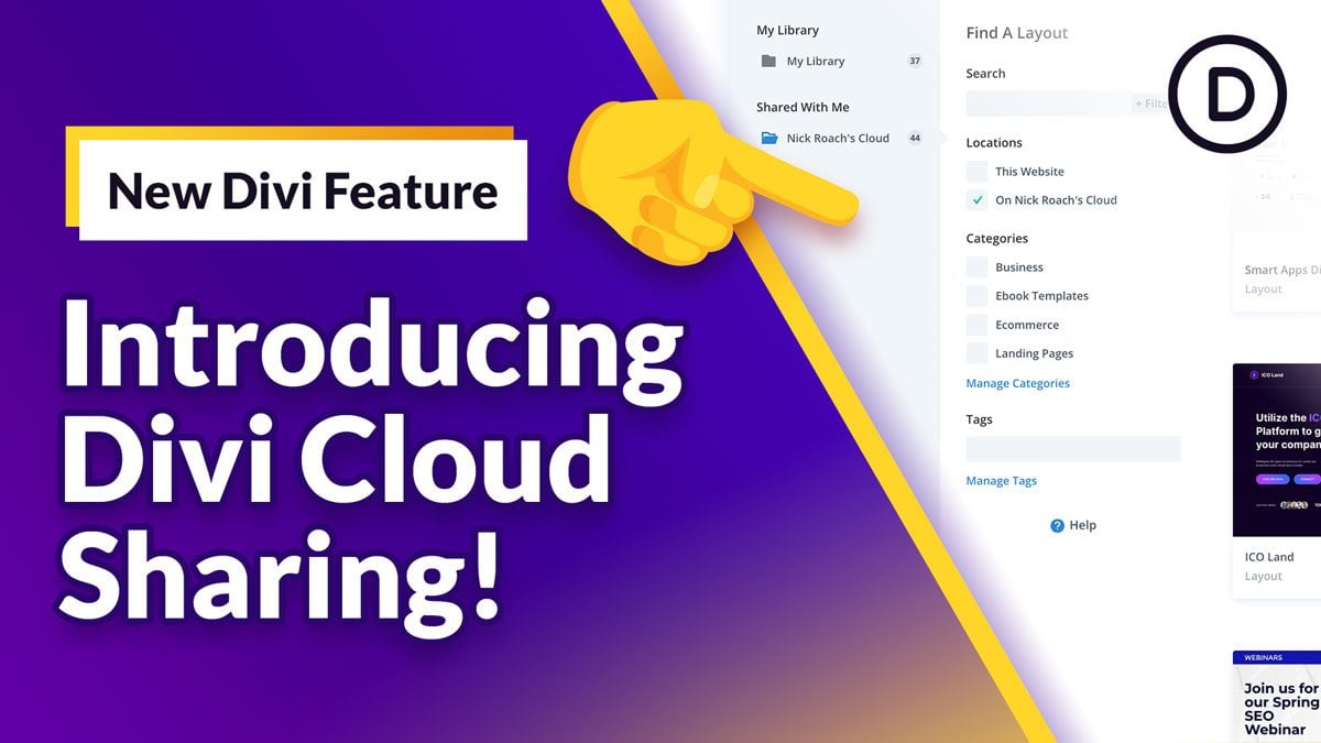 Divi Cloud Sharing - به اشتراک گذاری و همکاری با تیم خود در فضای ابری!