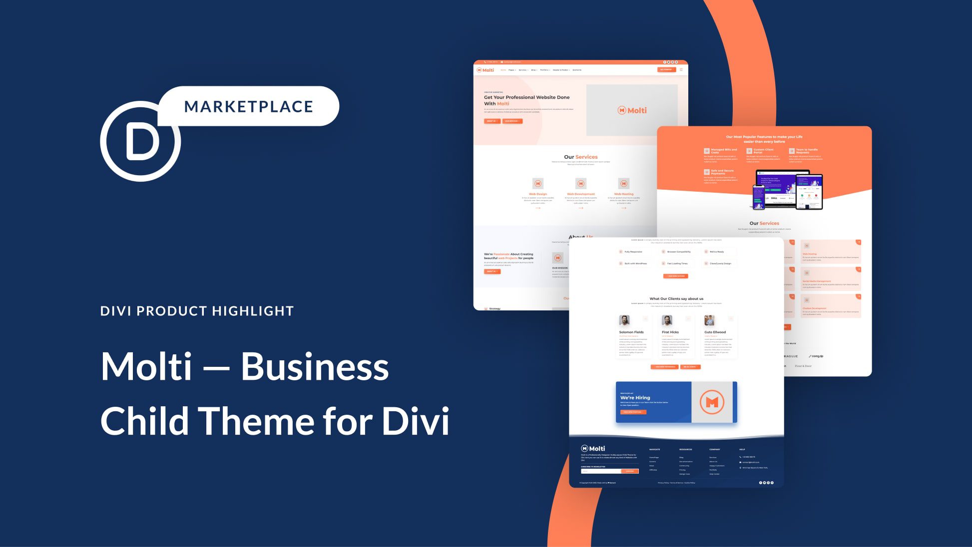 Molti – Divi Child Theme Overview