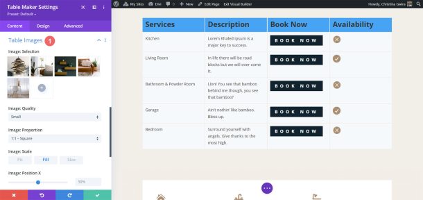 Divi Plugin Highlight: Table Maker