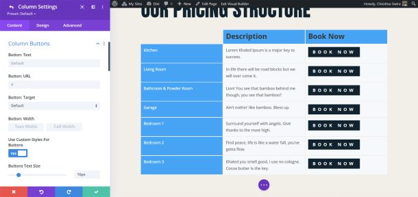 Divi Plugin Highlight: Table Maker