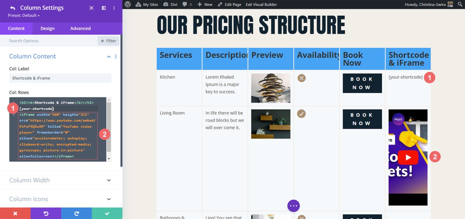 Divi Plugin Highlight: Table Maker