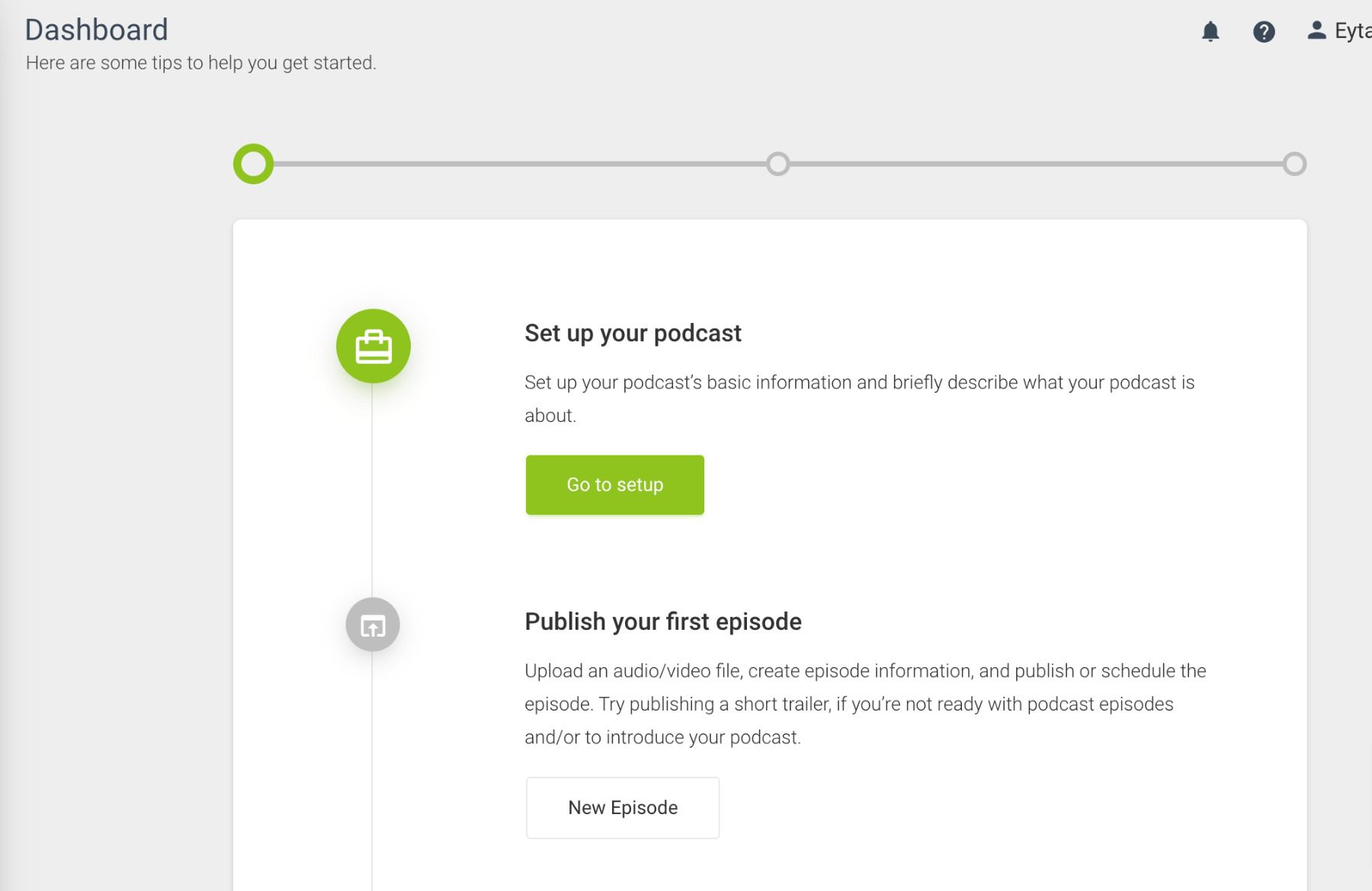 Podbean example page