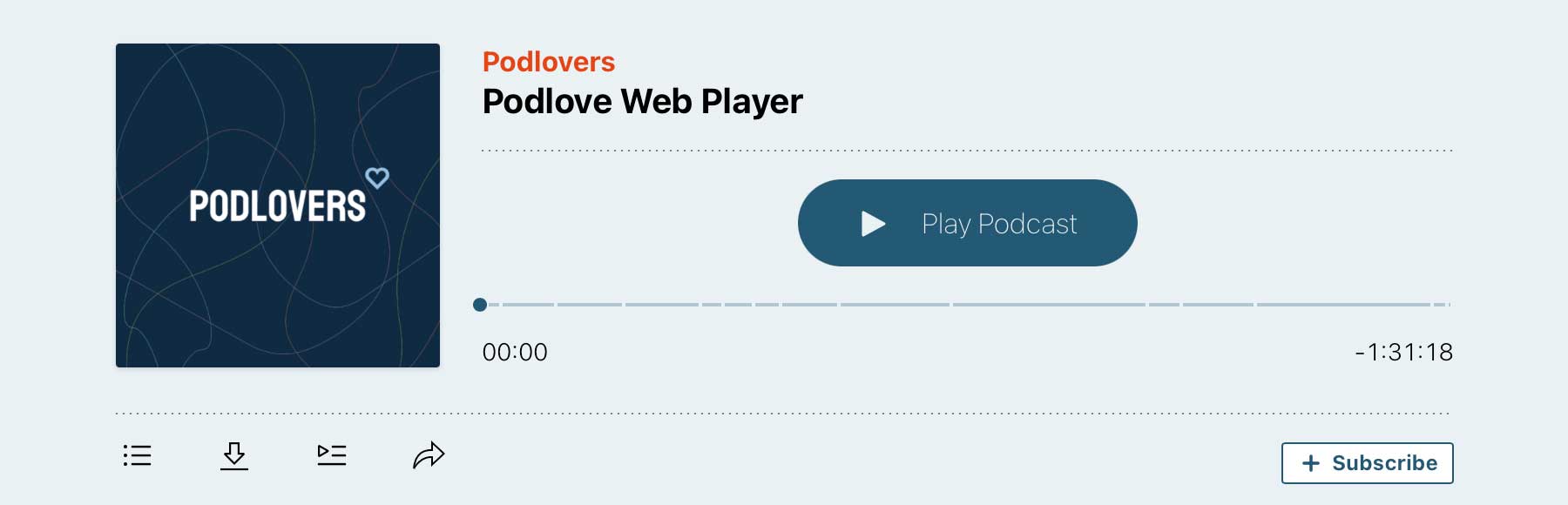 wordpress podacst plugin web player