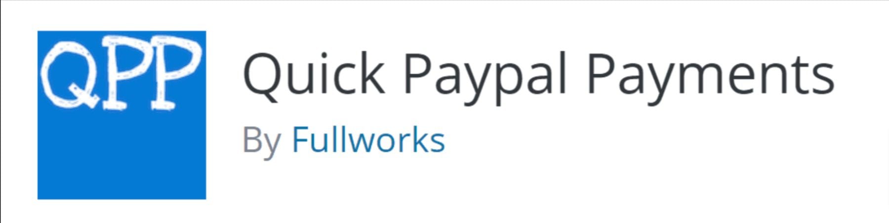 Quick PayPal Payments