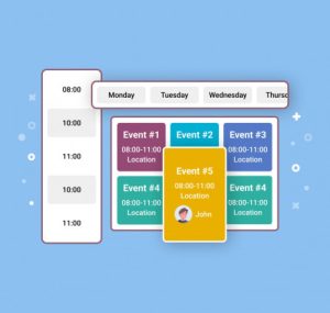 Timetable and Event Schedule by MotoPress Logo