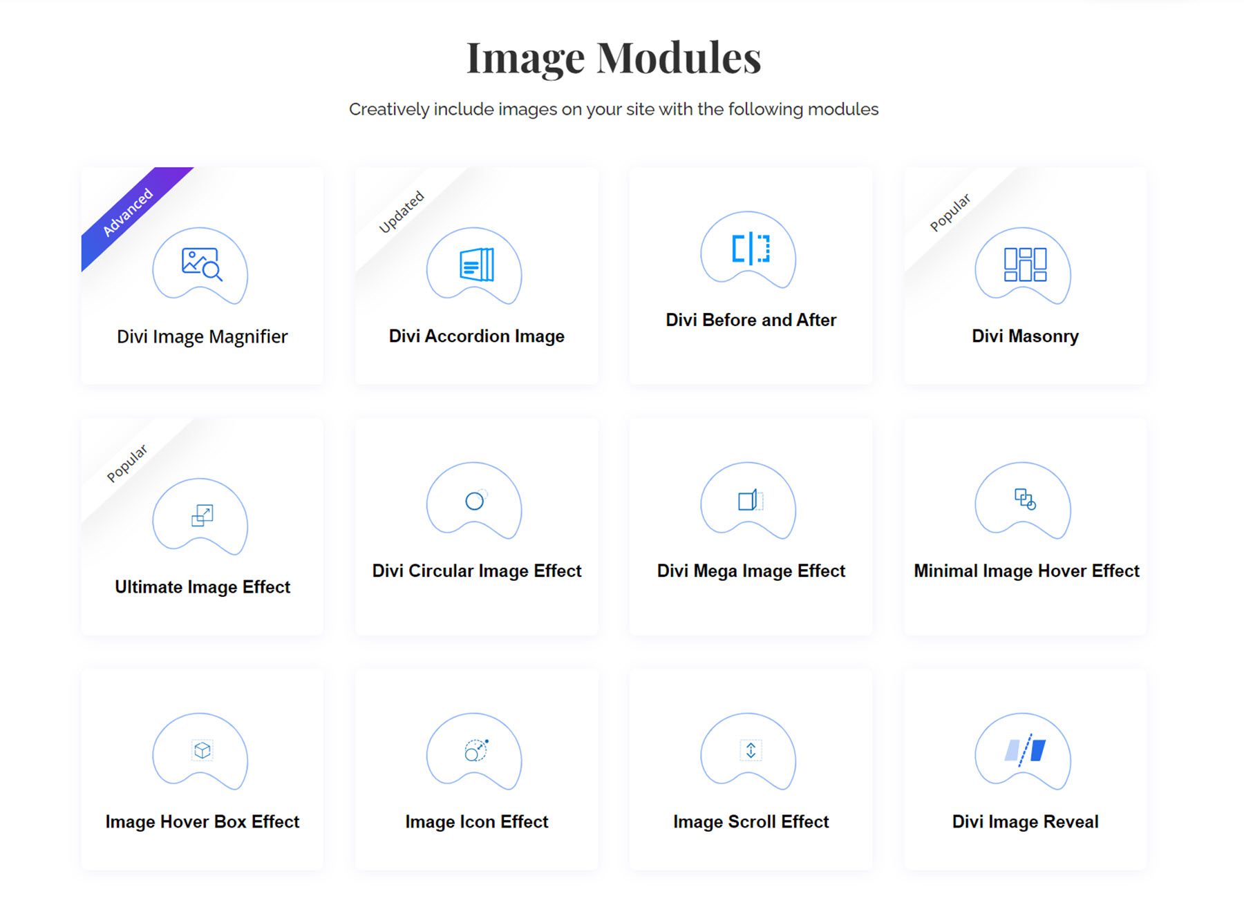 Divi Essential Image Modules