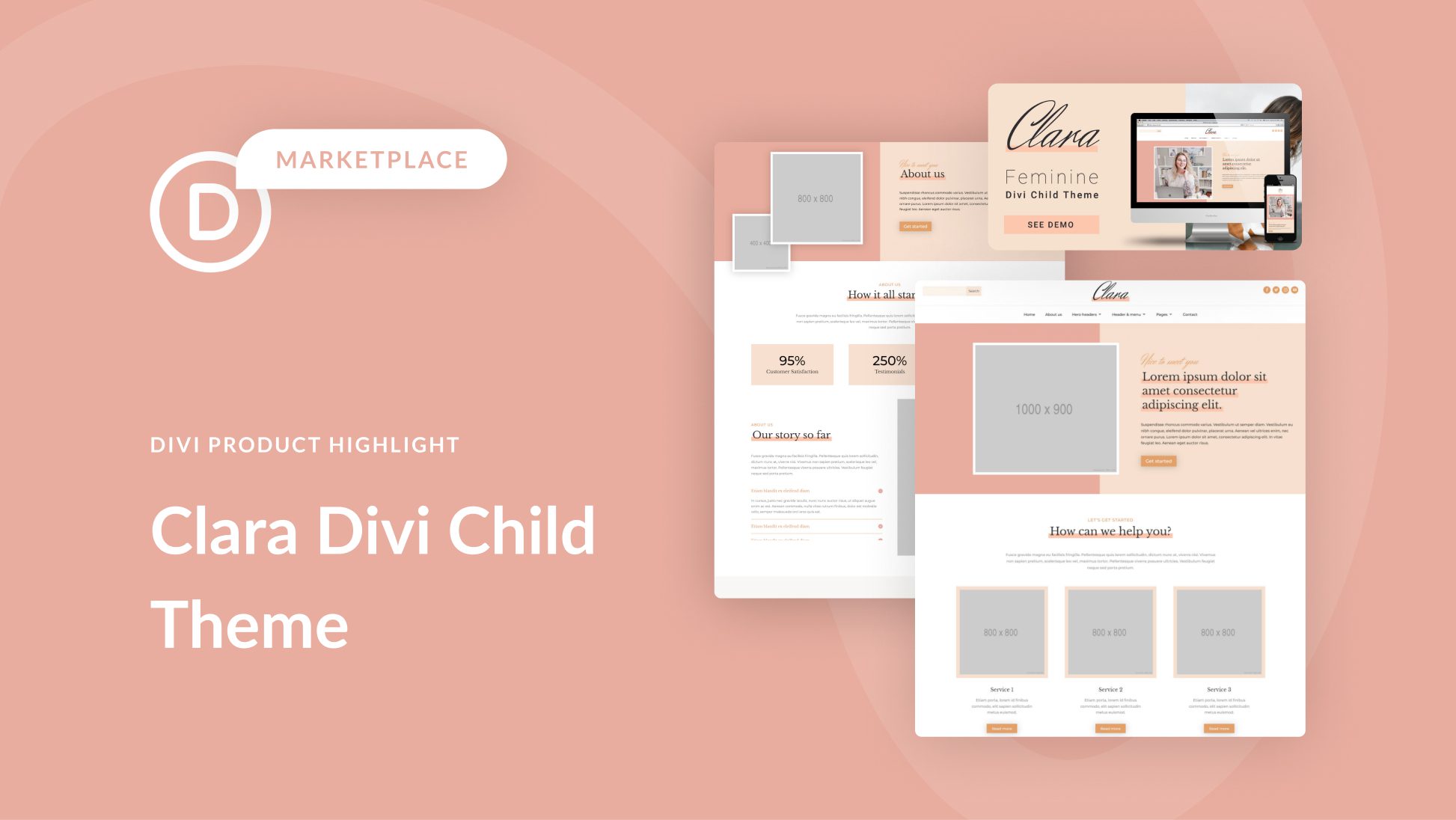 Divi Product Highlight: Clara Divi Child Theme