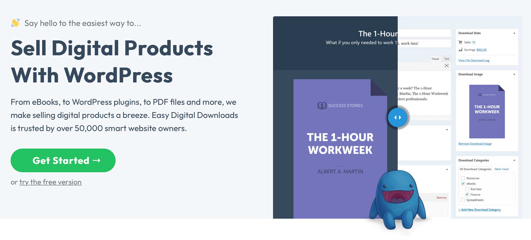 Easy Digital Downloads ecommerce plugin