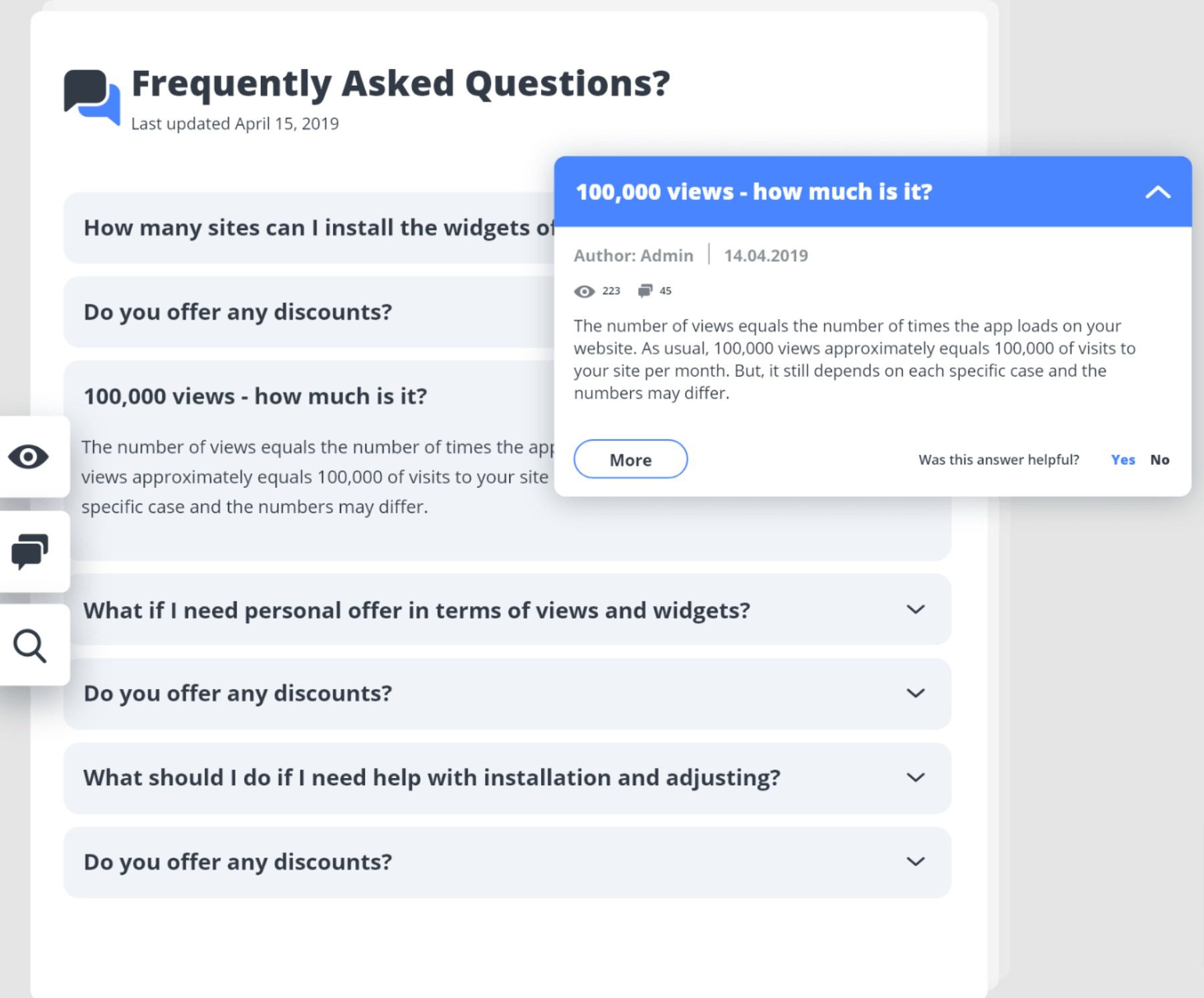 FAQ by 10web