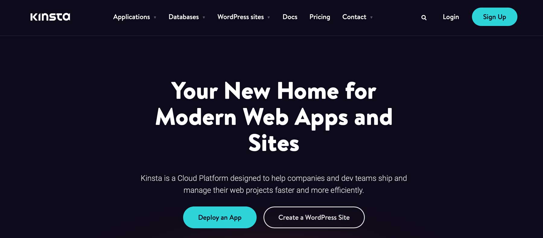 Kinsta cloud hosting