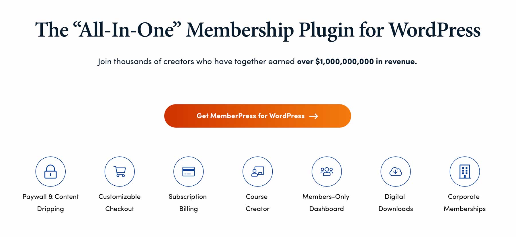 MemberPress plugin homepage Mar 2023