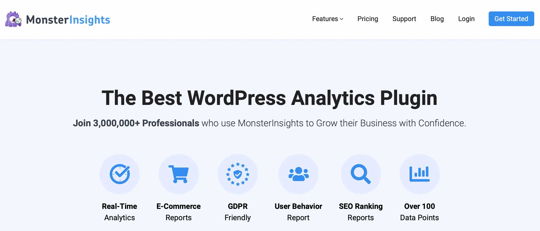 MonsterInsights: Best WordPress plugin for Analytics