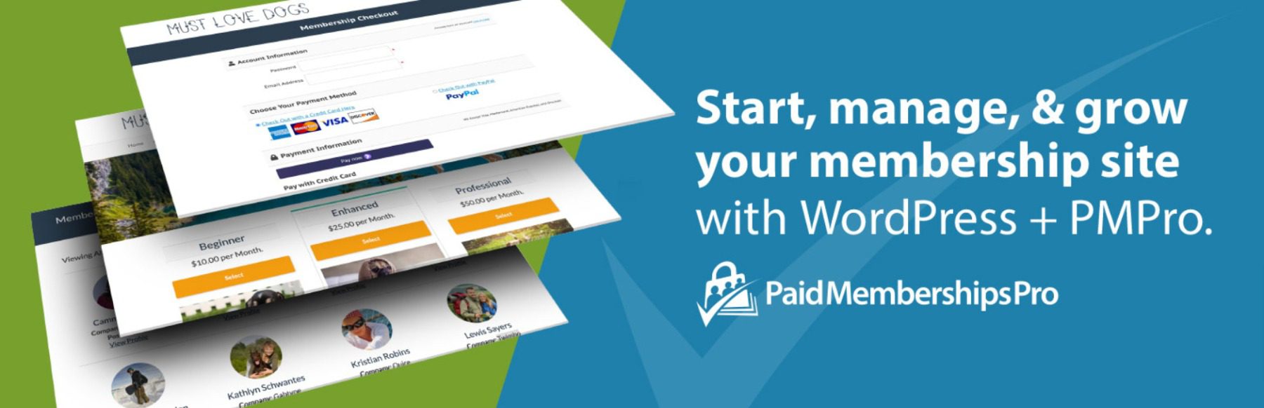 Paid Membership Pro Logo Banner