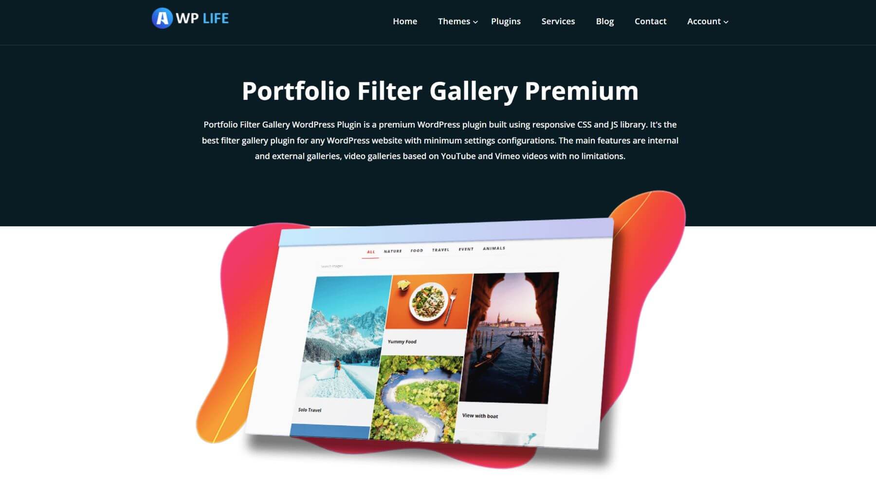 Portfolio Filter Gallery WordPress Plugin