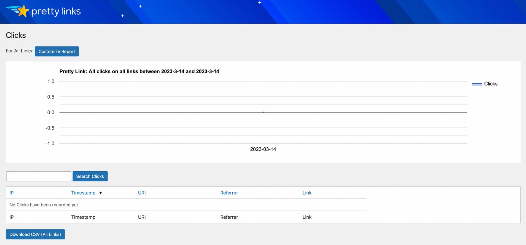 อัปเดตเว็บไซต์ด้วย 32 WordPress Plugins ที่ดีที่สุดในปี 2025 46 Pretty Links tracking