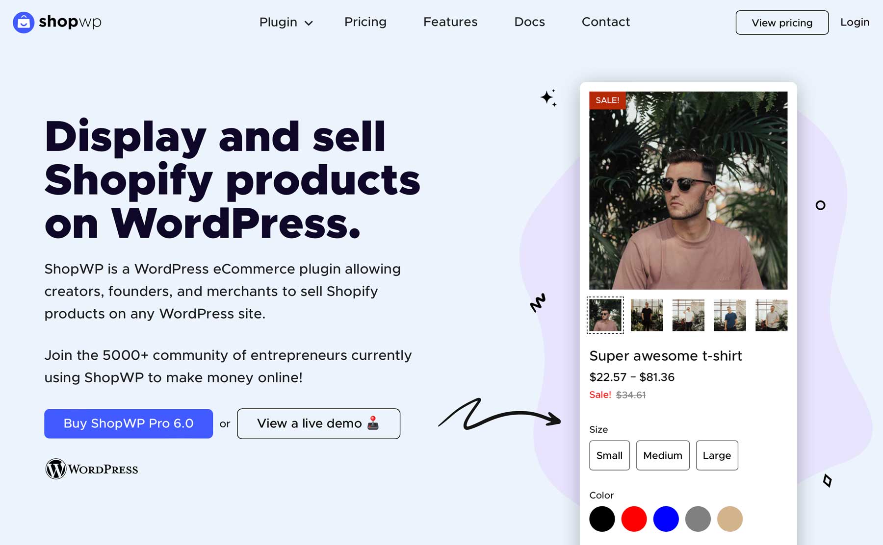 أفضل مكون إضافي للتجارة الإلكترونية في WordPress لـ Shopify