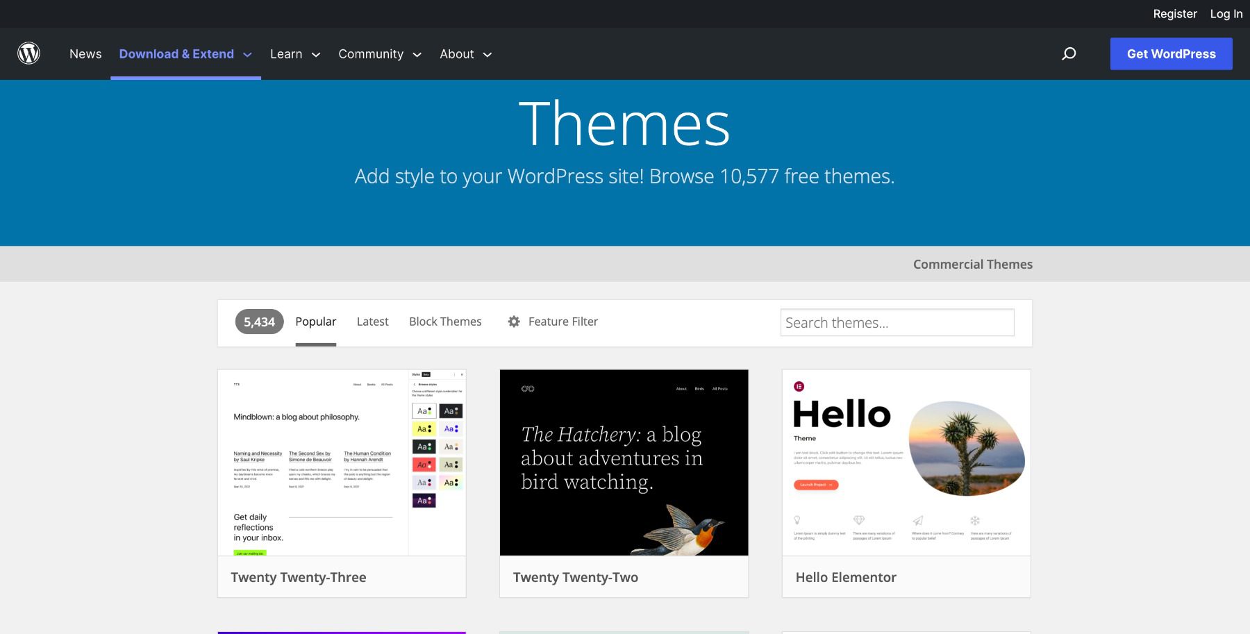 WordPress themes vs Webflow