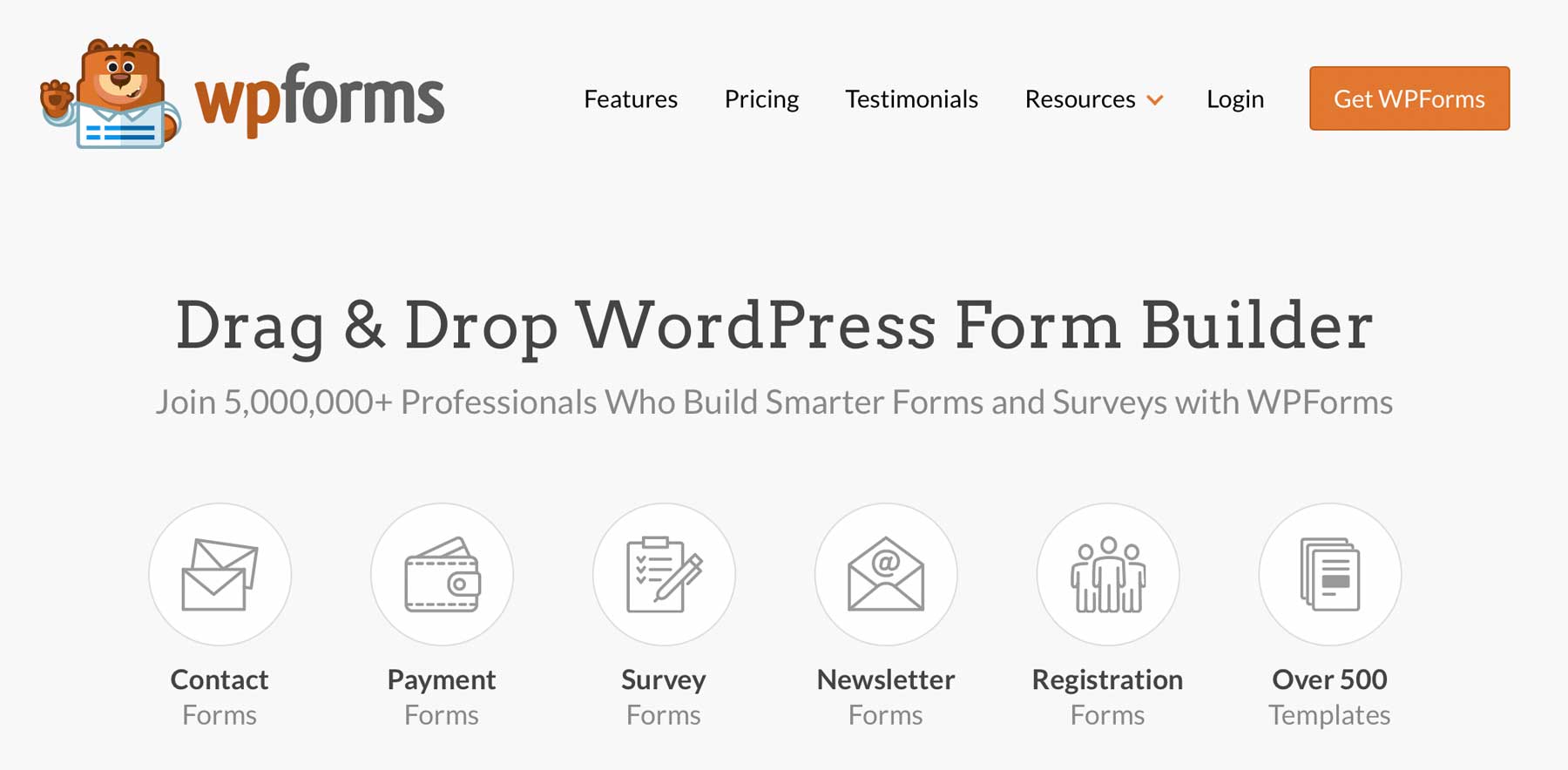 WP Forms best forms plugin
