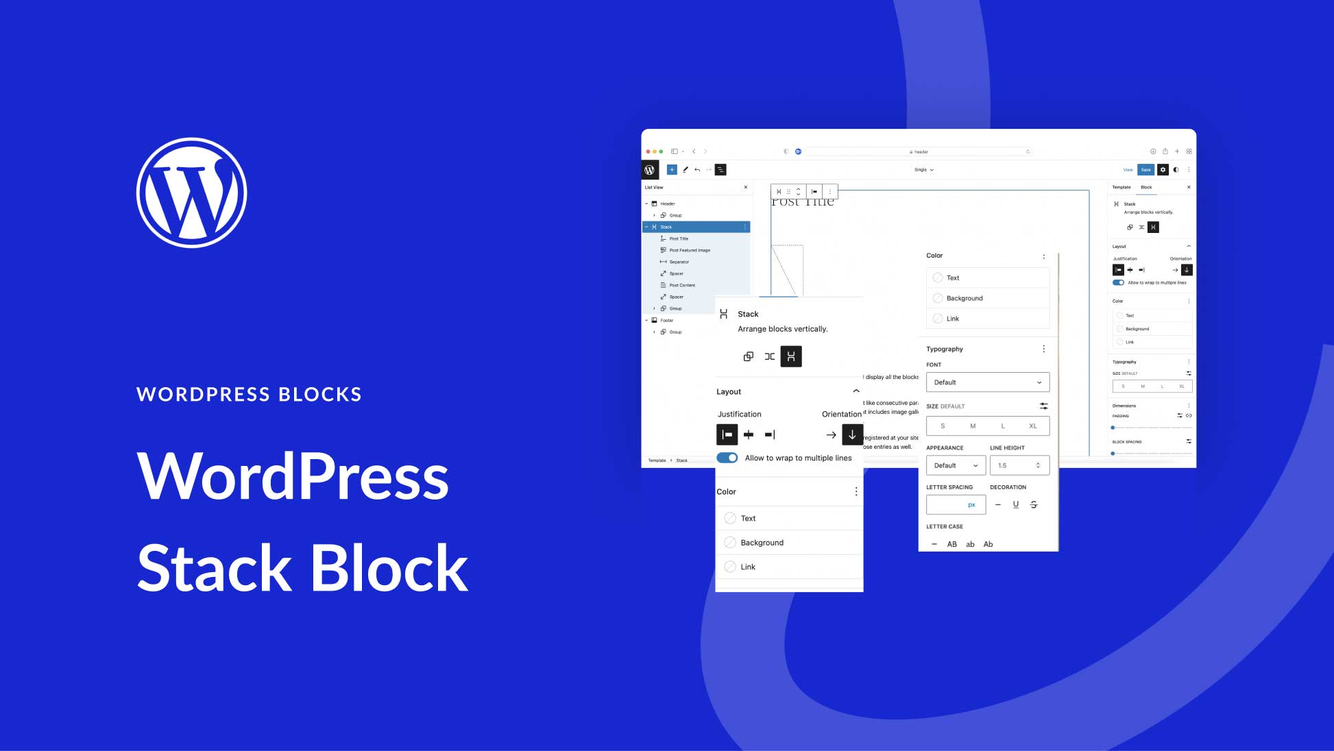 How to Use the WordPress Stack Block