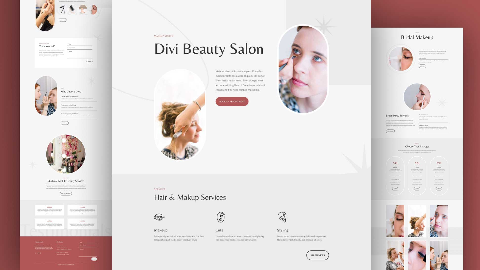 Get a Free Beauty Salon Layout Pack for Divi