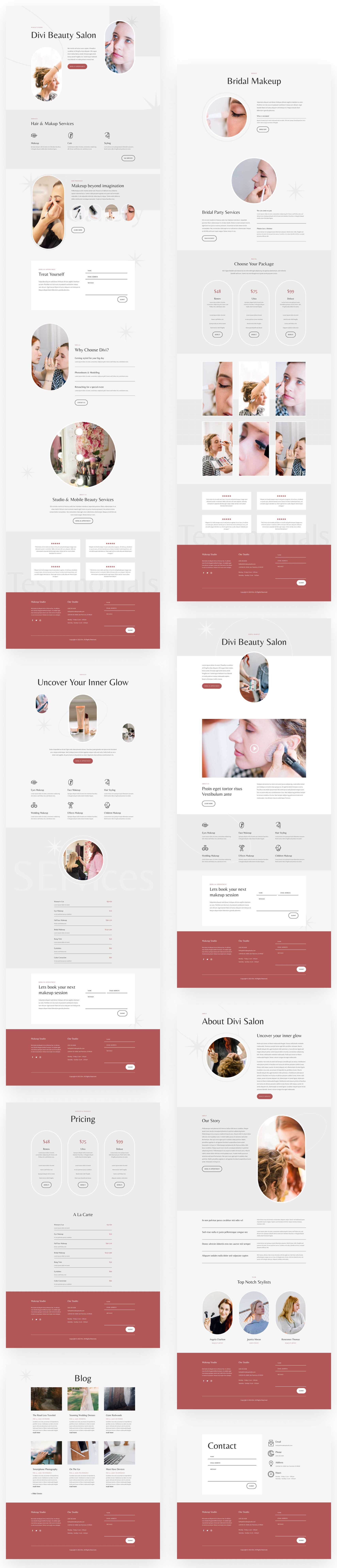 Beauty Salon layout pack