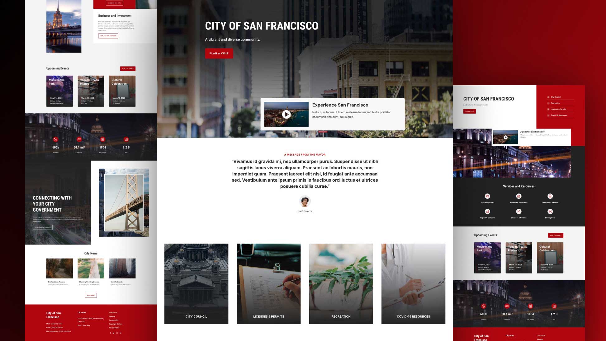 Get a Free City Layout Pack for Divi