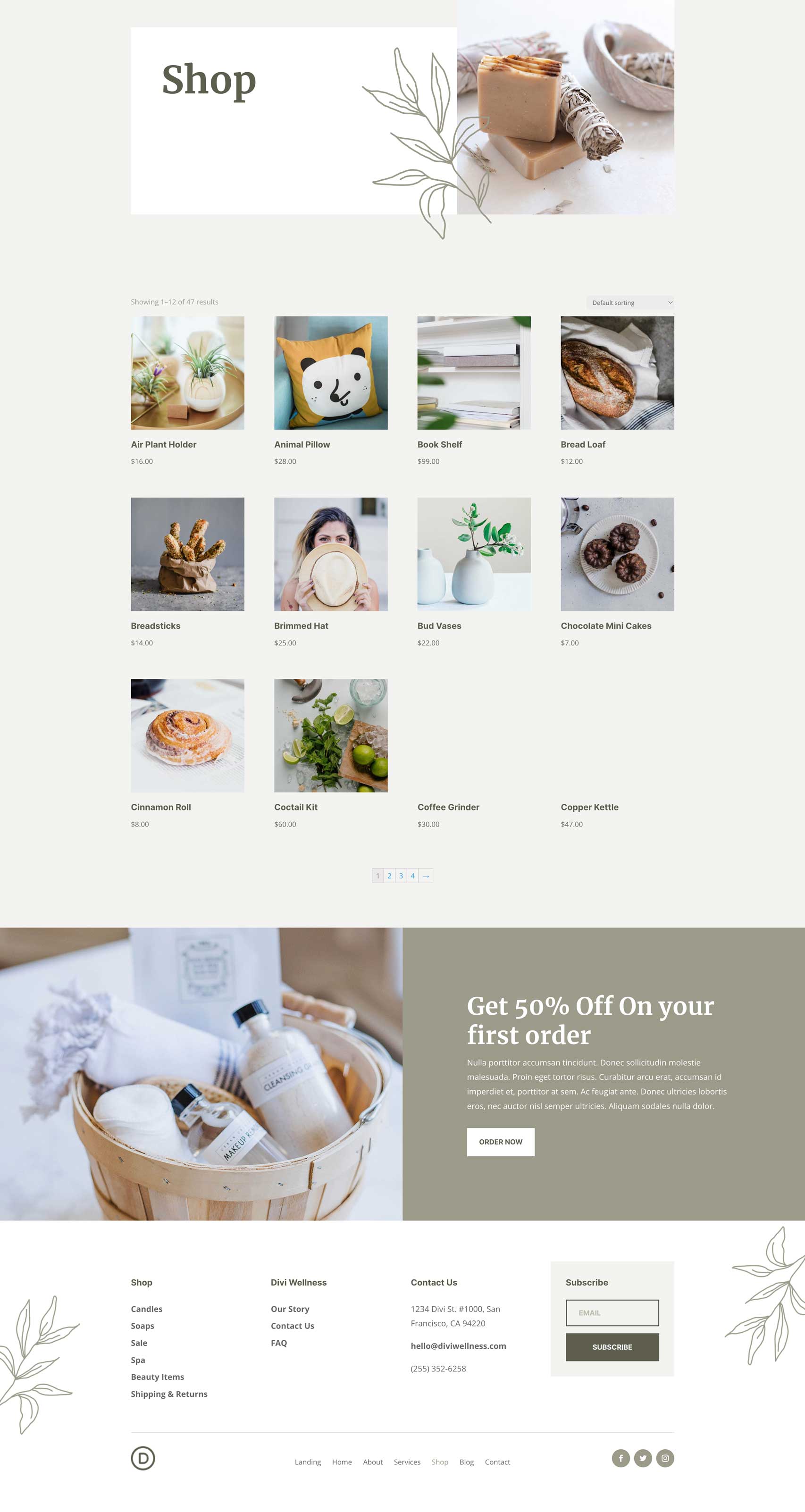 Wellness Layout Pack for Divi