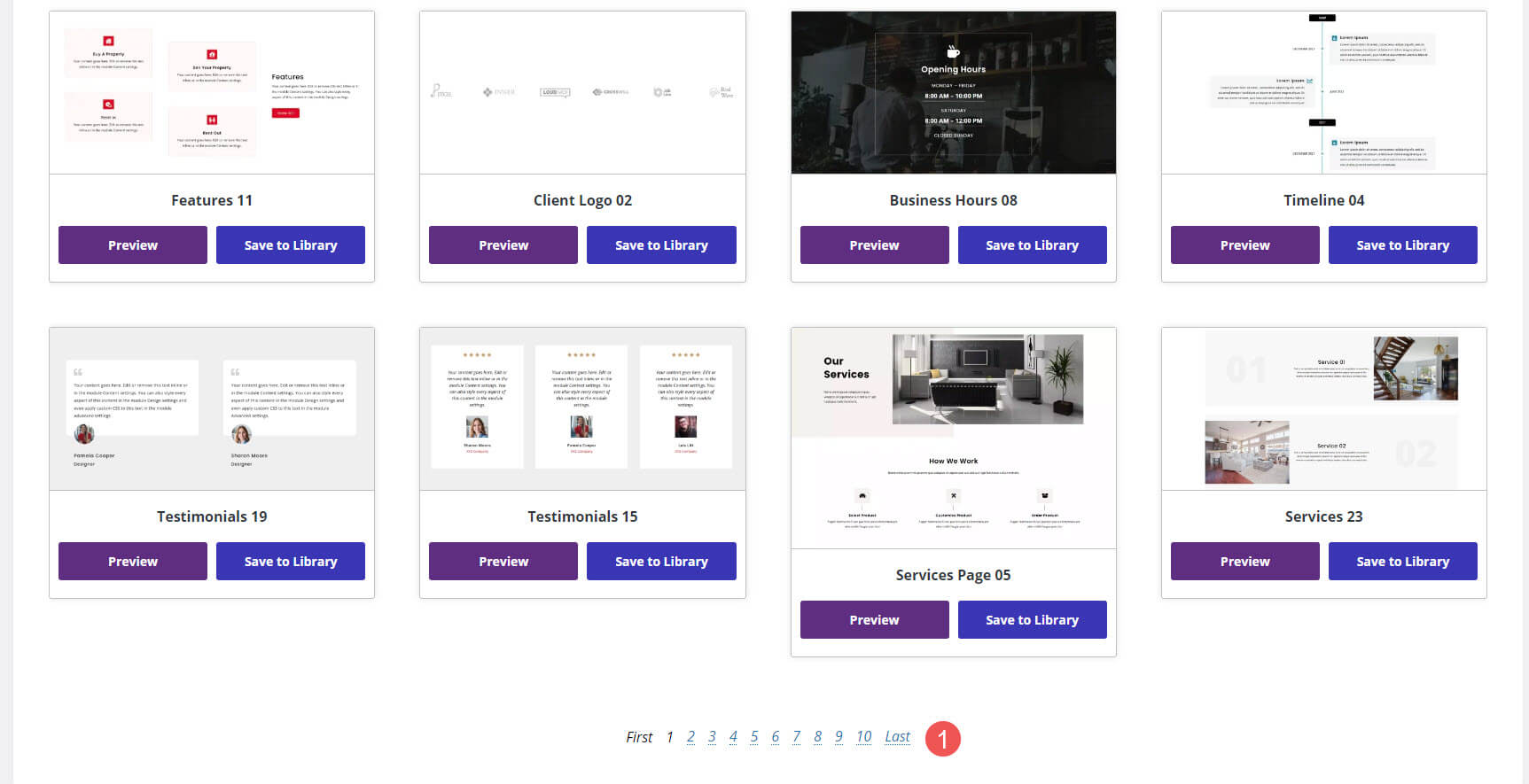 Divi Layouts Extended Dashboard