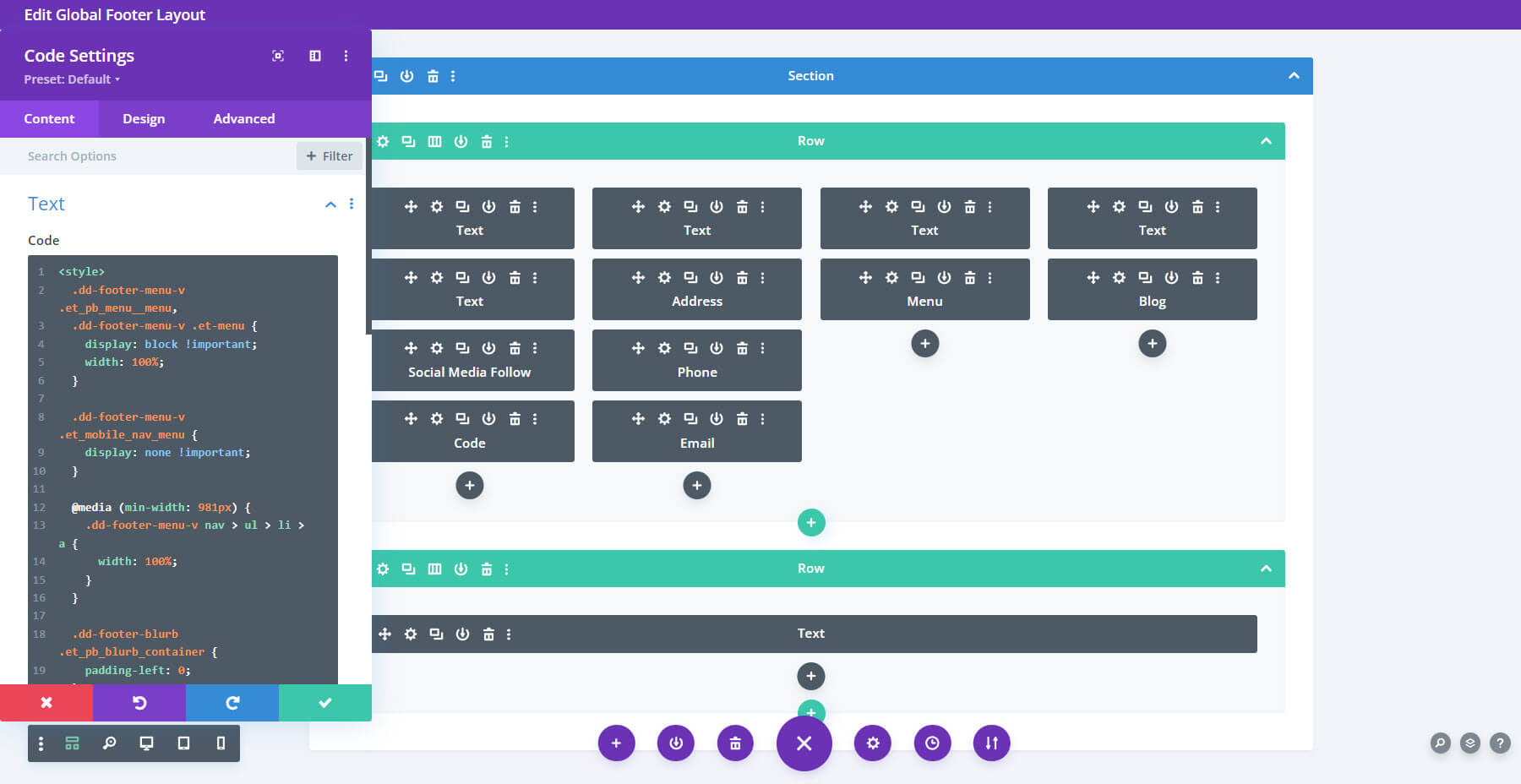 Divi Footers Pack Layouts