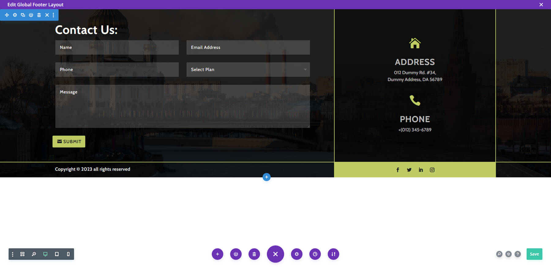 Divi Footers Pack Layouts