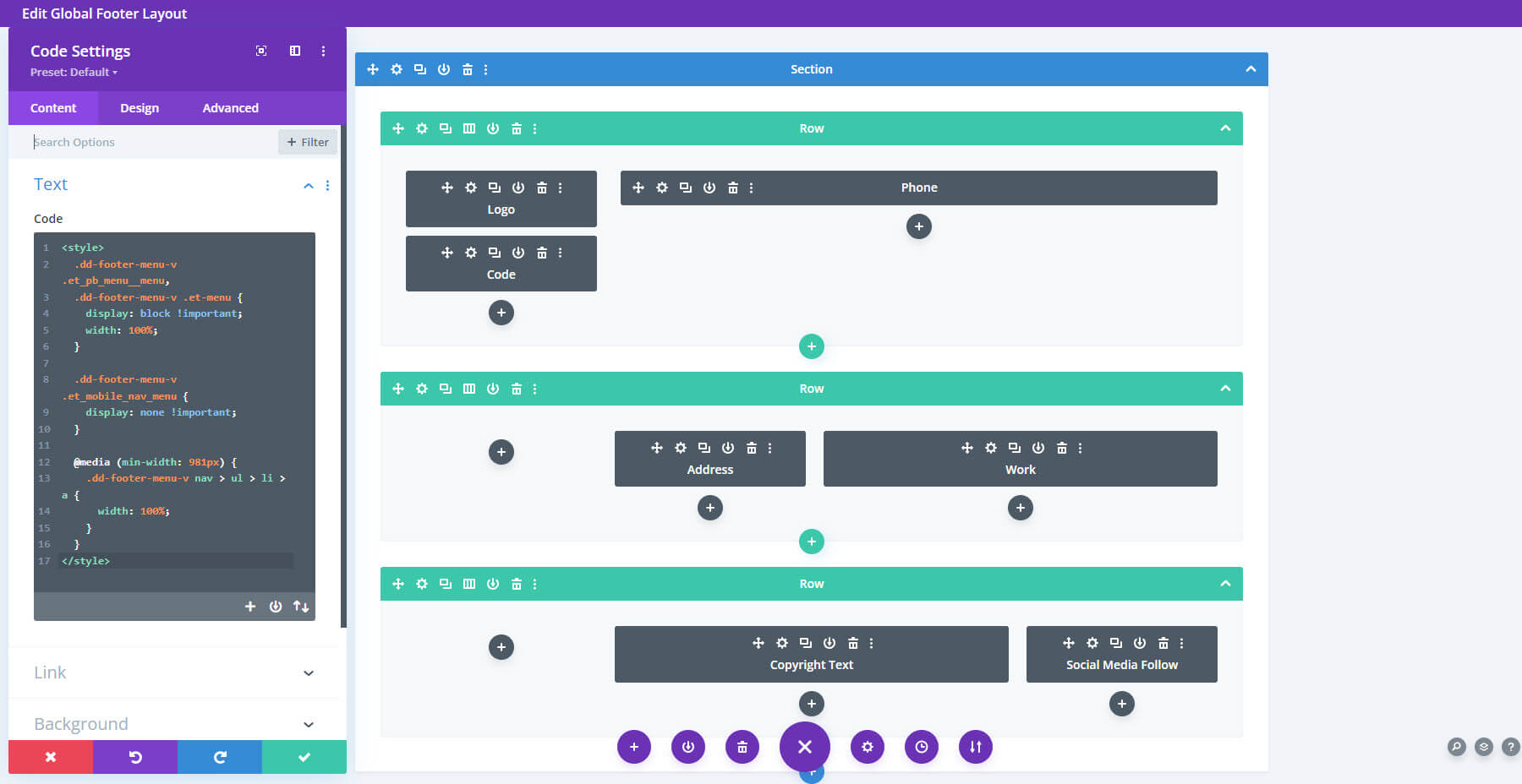 Divi Footers Pack Layouts